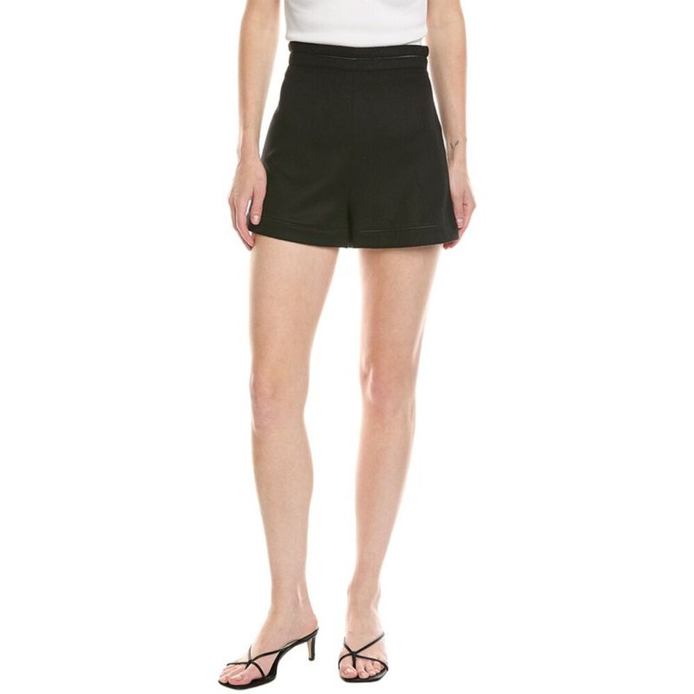 Max Mara Womens  Adagio Camel Hair Short, Black